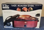 Elite Cuisine 16QT Roaster Oven Red Mo# ERO-116R Brand New/sealed!. Fixed Price $80.00.