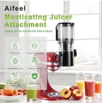 Aifeel Masticating Juicer Attachment For Kitchenaid Stand Mixer 4.5 Large Feed. Fixed Price $75.00.