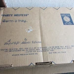 *** Opened Box, Unused. Vintage Atlantic Party Hostess Warm-)-tray. 10.5 15.5. Fixed Price $19.99.