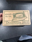 Brand New Old Stock Vintage Dominion Electric Model 1042 Iron. Open Box. Fixed Price $35.99.