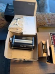 Marcato Atlas 150 Pasta Machine With Cutter, Hand Crank, Instructions Black. Fixed Price $175.00.