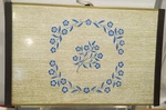Warm Tray Model 60 Blue Corn Flower Pattern Electric Hot Plate Works Vintage. Fixed Price $15.00.