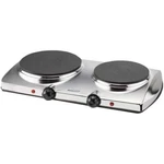 Brentwood Appliances Electric Hot Plate 2-BURNER Silver Even Heat Distribution. Fixed Price $42.02.