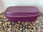 Tupperware Microwave Pasta Spaghetti Maker 8 Cup Cook Toss Strain Purple 6775A-1. Fixed Price $9.00.