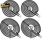4-PACK Electric Stove Burner Replacement 6" & 8" For Ge Hotpoint Kenmore. Fixed Price $46.19.