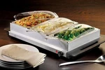 Nostalgia Living Coll (2.5-QUART) 3-STATION Buffet Server & Warming Tray, BCD992. Fixed Price $129.99.