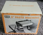 Cooks Tools 6" Made Italy Pasta Machine By Marcato Maker Box. Fixed Price $32.00.
