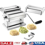 Pasta Maker Machine Manual Steel Fettuccine Spaghetti Kitchen Essential Gift New. Fixed Price $60.78.