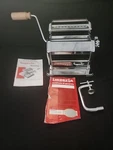 Imperia De Luxe Pasta Machine Maker Tipo Lusso SP-150 With Attachments. Fixed Price $45.00.