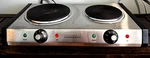 Cuisinart CB-60P1 Countertop Double Burner, Stainless Steel/black, See Descrip.. Fixed Price $63.74.