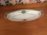Antique Noritake Hand Painted Celery Dish 12-1/4X5-1/4". Fixed Price $30.00.