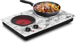 Cusimax Hot Plate, 1800W Double Burner Electric For Cooking, Dual Cont. Fixed Price $113.95.