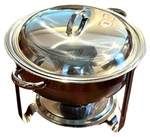 Zeny Round Buffet Stove Chafing Fuel Warmer H02-1006. Fixed Price $19.99.