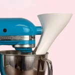 Countess Flour Funnel - Stand Mixer Attachment By (white). Fixed Price $47.98.