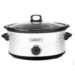 Brentwood Appliances SC-157W Bs Slow Cooker Quilted 7QT Wht (SC157W). Fixed Price $63.25.