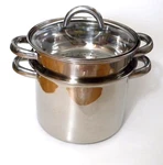 Parini Cookware 3-IN-1 Pasta Multicooker Stainless Steel 4.75 Qt. New Box. Fixed Price $24.95.