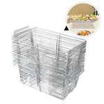 24 Pack Chafing Dish Buffet Set, Wire Racks Rectangular Full Size. Fixed Price $100.46.