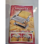 Imperia Pasta Maker Machine Made Italy Chrome Steel Manual Roller And Cutter. Fixed Price $81.00.