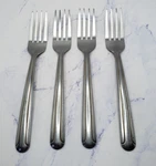4 Pack Dominion Dinner Forks Stainless Steel Brand Flatware. Fixed Price $6.99.