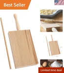 Fantes Cousin Allora's Compact Beechwood Garganelli Maker For Homemade Pasta. Fixed Price $33.99.