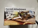 Manual Pasta Machine Ravioli Maker Attachment- Makes 2". Fixed Price $25.00.