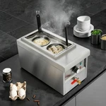 2 Holes Commercial Pasta Cooker Stainless Steel Electric Noodles Boiler. Fixed Price $69.88.