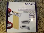 Geesta Pasta Roller And Cutter Attachment For Kitchenaide. Fixed Price $139.99.