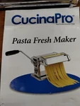 Cucinapro Pasta Fresh Maker Machine, Chrome Cutter Spaghetti Fettuccini *. Fixed Price $42.00.