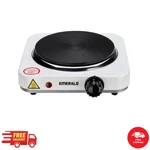 Single Burner 5.5" White Electric Hot Plate Portable Compact Countertop. Fixed Price $16.66.
