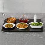 Electric Warming Tray 23.6"X16.5" Glass Food Heater Plate Party Buffet. Fixed Price $78.71.