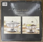Bed Bath And Beyond 6 Quart Divided Chafing Dish. Fixed Price $30.00.