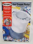 Rival Ice Cream Parlor Maker #8210 New In Open Box Quarts Compact Size. Fixed Price $24.50.