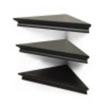 Kiera Grace Rustic & Farmhouse Triangle Floating Shelf, Modern Corner Wall Mo.... Fixed Price $82.60.