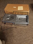Vintage Lady Winsted Broil-r-ange Combo Capitol Hot Coil Electric Stovevtop. Fixed Price $70.00.