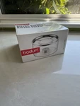 Bodum Bistro Warmer Hand Blown Glass Tea Kettle In Box Coffee Accessory. Fixed Price $40.00.