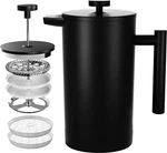 French Press Coffee MAKER304-GRADE Stainless STEEL-2 Extra Filter Utopia Kitchen. Fixed Price $37.49.