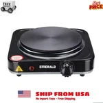 1000W Single Burner 6.1 In. Black Electric Hot Plate Stove. Fixed Price $29.99.