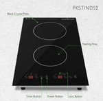 Dual Induction Cooktop Nutrichef- Double Countertop Burner, Digital Display. Fixed Price $144.50.