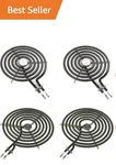 Electric Range Burner Element Kit 4 Pack (2, 6") WB30M1 8") WB30M2. Fixed Price $34.99.