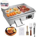 22" Electric Countertop Flat Griddle 1600W 110V Non-stick Commercial Restaur. Fixed Price $227.83.