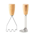 2PCS Mini Masher,stainless Steel Mashed Potatoes Duo, Yellow. Fixed Price $11.50.