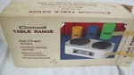 Vintage Cornwall Ealectric Dual Devon Table Range Stove Porcelain Burners. Fixed Price $49.95.
