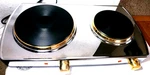 New Command Performance Gold Electric Double Burner Table Top MK-307F Nib. Fixed Price $75.00.