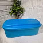 Vintage Tupperware Microwave Steamer Rice, Pasta Cooker Blue W/lid 6775A-1. Fixed Price $39.00.
