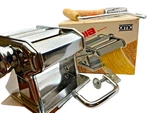 Marcato Ampia 110 Pasta Maker Machine Italy Lusso W/ Clamp Handle Cutter Box Vtg. Fixed Price $44.99.