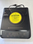 Copper Chef Induction Electric Portable Cooktop Model KC16067-00300. Fixed Price $48.00.