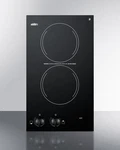 Summit CR2220B 12" Smoothtop Electric Cooktop Burners Black 230 Volt Built In. Fixed Price $499.18.
