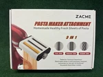Zacme Stainless Steel 3 1 Pasta Maker Attachment For Kitchenaid Stand Mixer. Fixed Price $48.00.