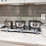 Cuisine Kitchen MK-367 Buffet Server Tray Food Warmer 1500W Stainless. Fixed Price $25.95.