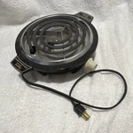 Hamilton Beach Fifth Burner 750W Single Electric Hot Plate 7-SETTINGS 120V. Fixed Price $20.00.